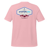 Station 450 Cocoa Beach Tropical Rocket Logo Tee - PINK